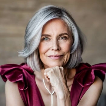 bob haircut for 40 year old woman