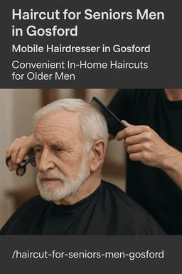 haircut for seniors men Gosford;