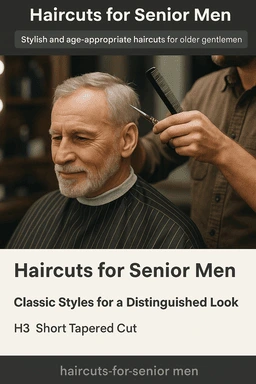haircuts for senior men;